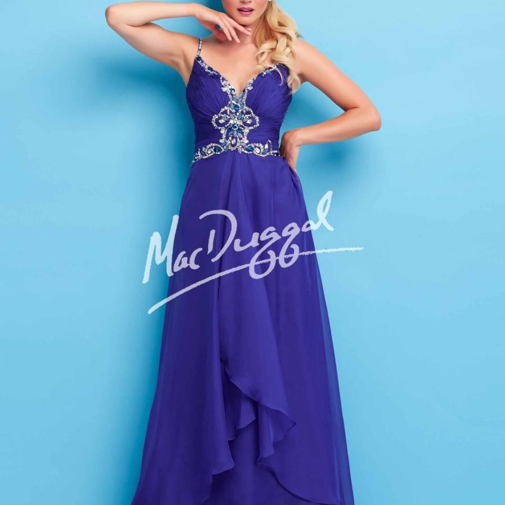 Mac Duggal Purple Prom Dress NWT